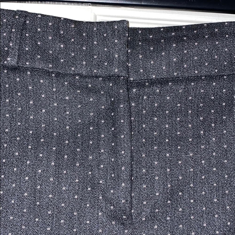 Gray and Pink Loft Dress Pants